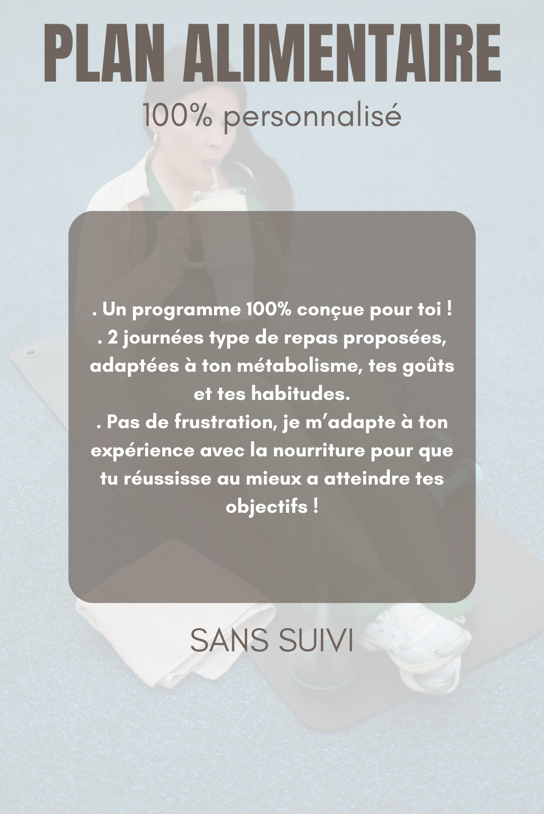 PROGRAMME NUTRITIONNEL POUR FEMME 100% PERSONNALISÉ