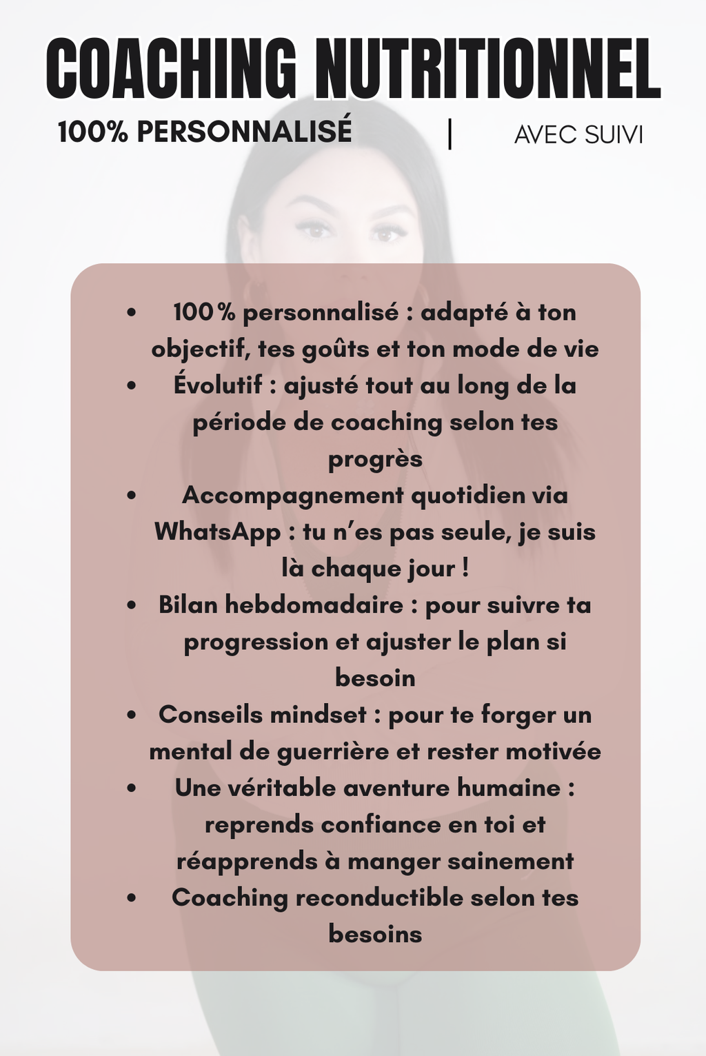 COACHING NUTRITIONNEL AVEC SUIVI
